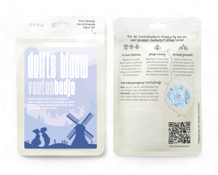 Delftsblauw (voeten)badje - 180gr.