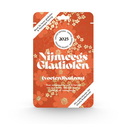 Nijmeegs Gladiolen Voetenbadje 2025 Limited Edition - 180gr.